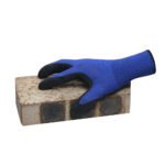 Gants demi-enduits en latex noir anti-rides en nylon antidérapant – Image 7